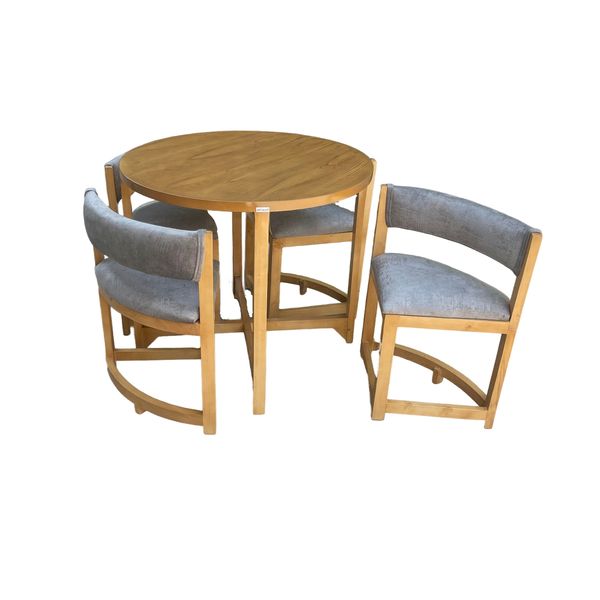 میز و صندلی ناهارخوری 4 نفره گالری چوب آشنایی مدل Khod-005-P