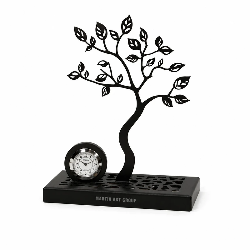 دکوری گروه خلاقیت مارتیا مدل درخت و ساعت مگنتیک