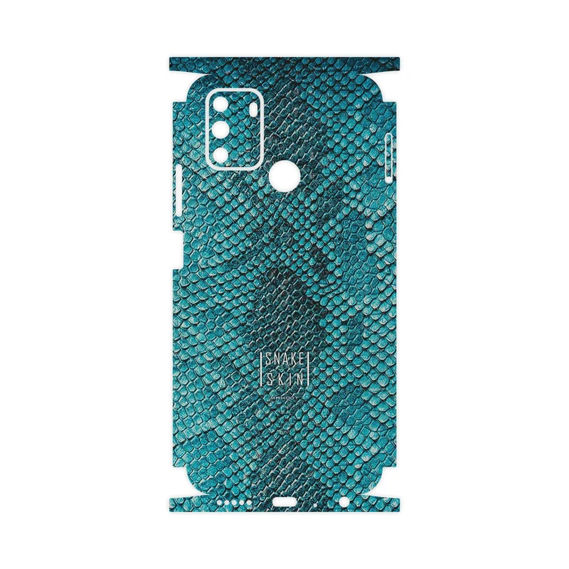 برچسب پوششی ماهوت مدل Blue Snake Skin-FullSkin مناسب برای گوشی موبایل جی پلاس S10 2022