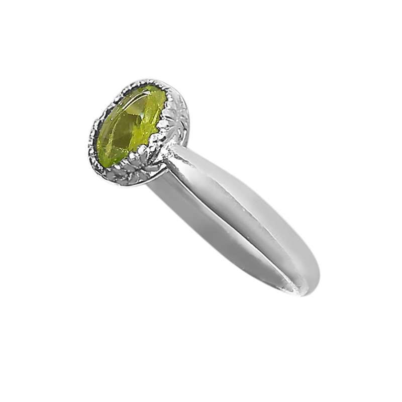 انگشتر نقره زنانه نقره جات لطفی مدل زبرجد کد ANZS03E05