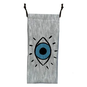 کاور عینک مدل چشم کد J24 رنگ طوسی