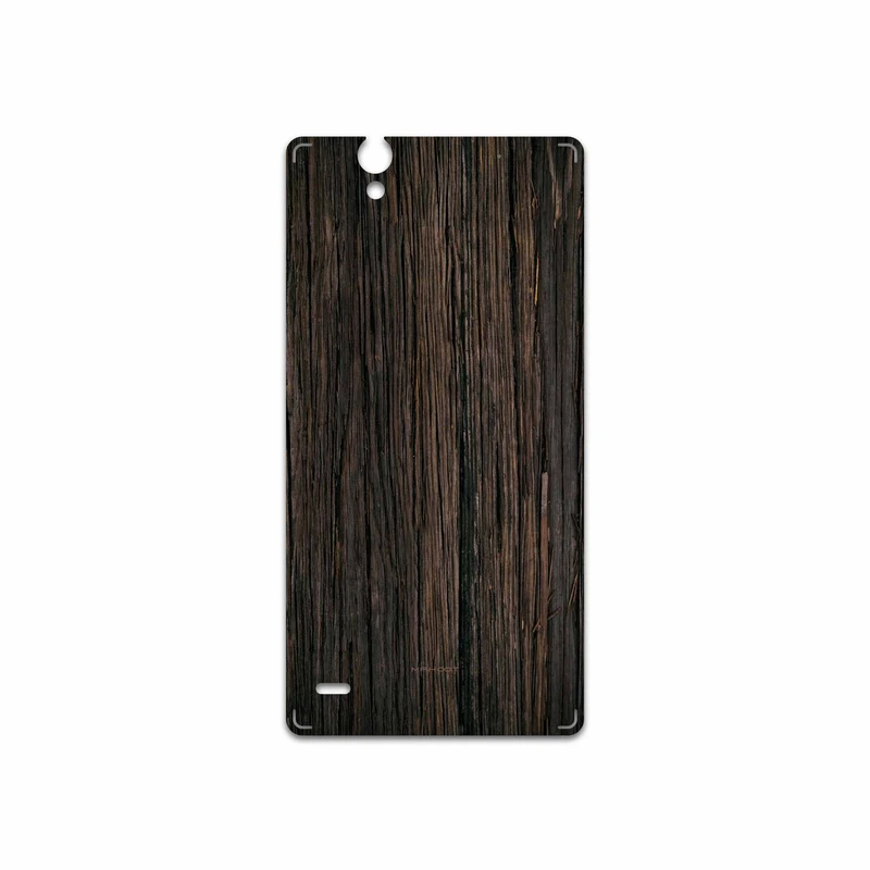 برچسب پوششی ماهوت مدل Burned Wood مناسب برای گوشی موبایل سونی Xperia C4