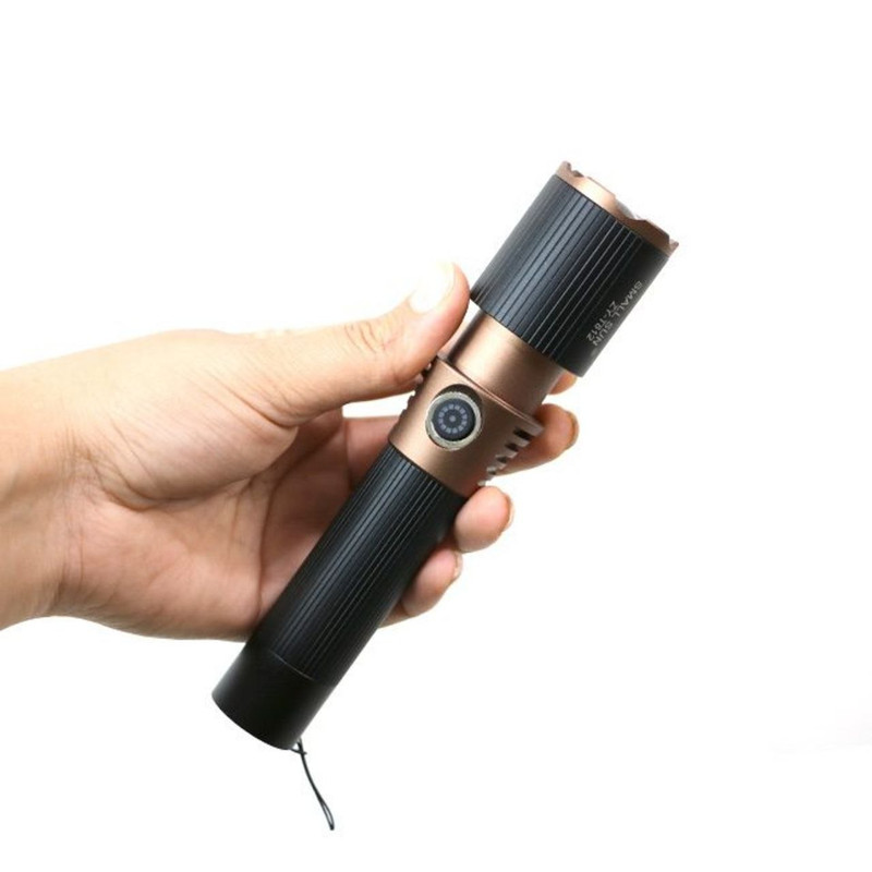 چراغ قوه دستی اسمال سان مدل T812 با نور مهتابی