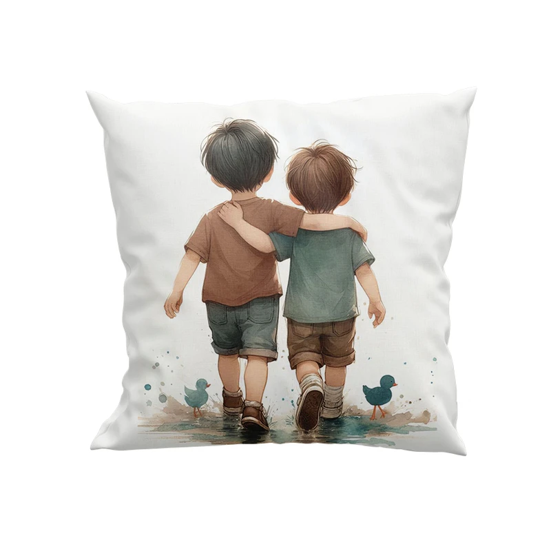 کوسن کودک پاد آفرین مدل دو پسر کد DKK1197