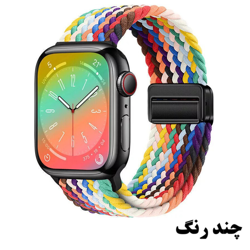 بند گودزیلا مدل Braided MAG مناسب برای اپل واچ سری Se/1/2/3/4/5/6/7/8/9 سایز 38/40/41