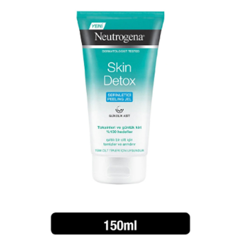 ژل اسکراب لایه بردار نوتروژینا skin detox حجم 150میلی لیتر