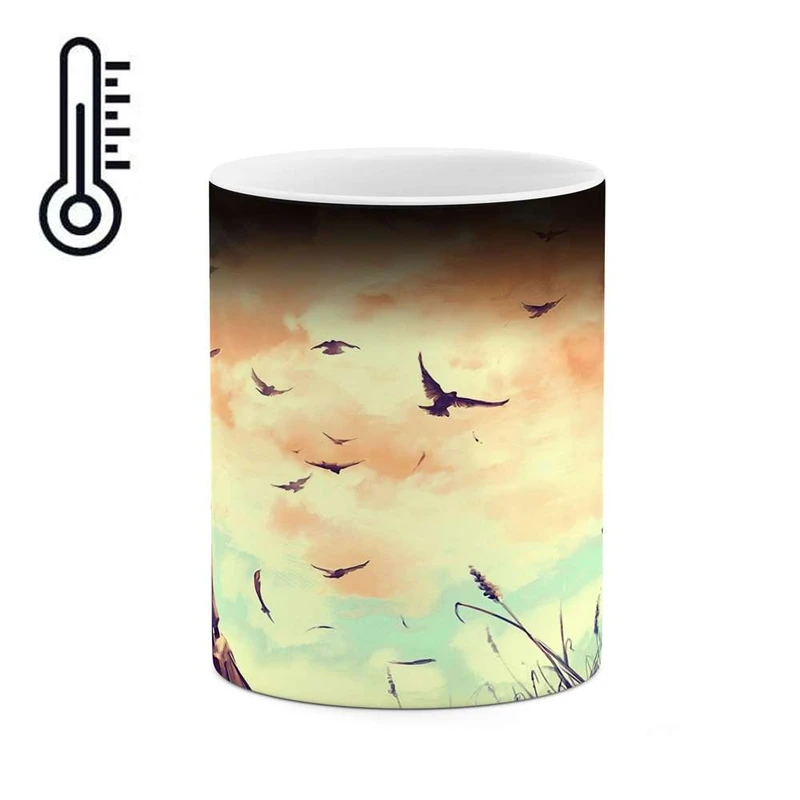 ماگ حرارتی کاکتی مدل نقاشی کد mgh13524