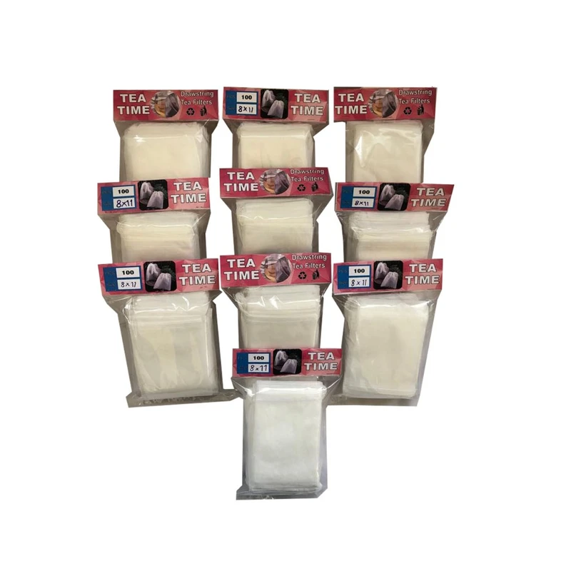 فیلتر چای مدل نخدار Large ده بسته 100 عددی