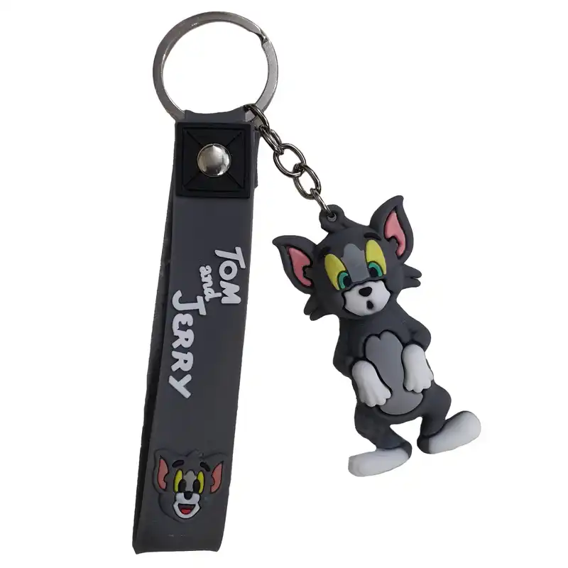 جاکلیدی مدل سیلیکونی طرح گربه تام کد JIMI110