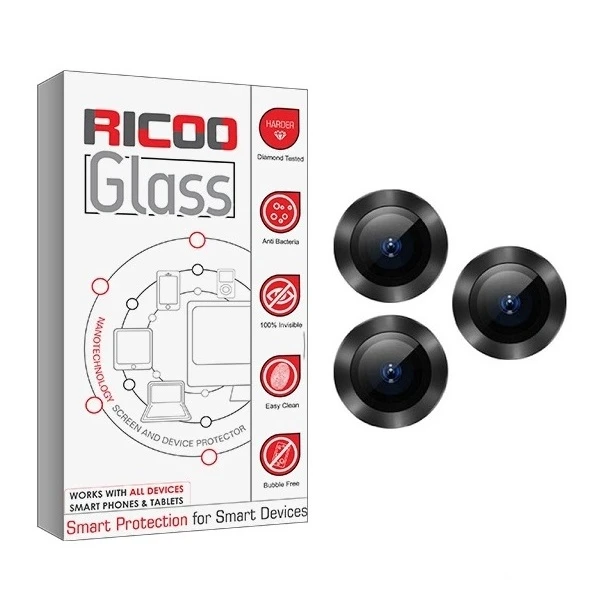 محافظ لنز دوربین ریکوو مدل رینگی مناسب برای گوشی موبایل اپل iPhone 15 Pro