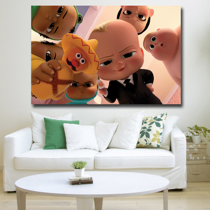  تابلو کودک و نوزاد مدل بچه رئیس کد 23