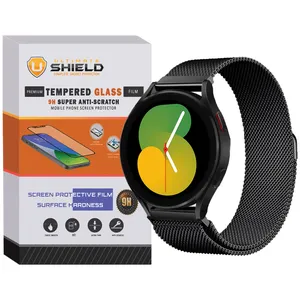 بند آلتیمیت شیلد مدل Milanese مناسب برای ساعت هوشمند سامسونگ Galaxy Watch Active 1 / Active 2 40mm / Active 2 44mm / Watch 3 41mm / Galaxy Watch 4 40mm / watch 4 42mm / watch 4 44mm / watch 4 46mm