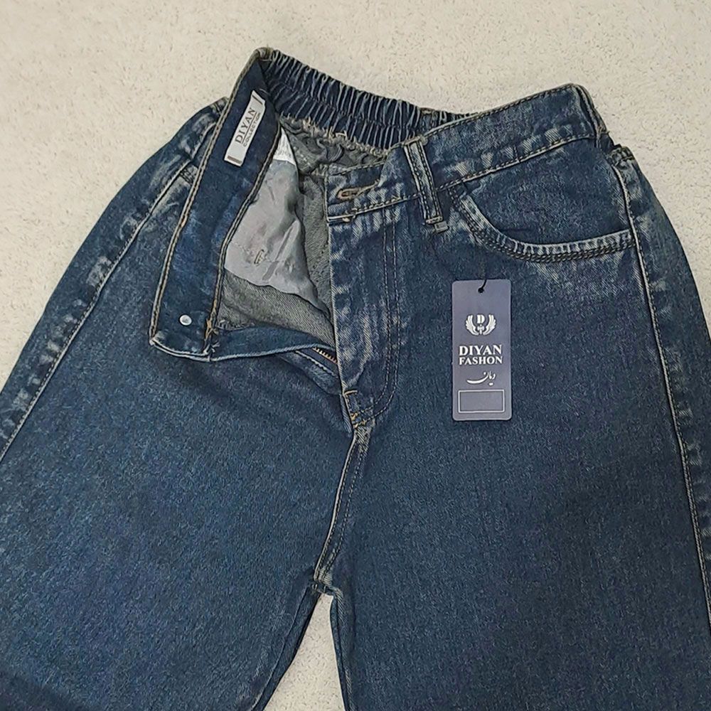 شلوار جین راسته زنانه دیان مدل نیم بگ -  - 10