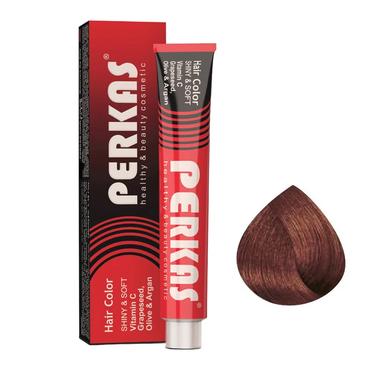 رنگ مو پرکاس شماره 6.43 حجم 100 میلی‌لیتر رنگ بلوند سولار متوسط