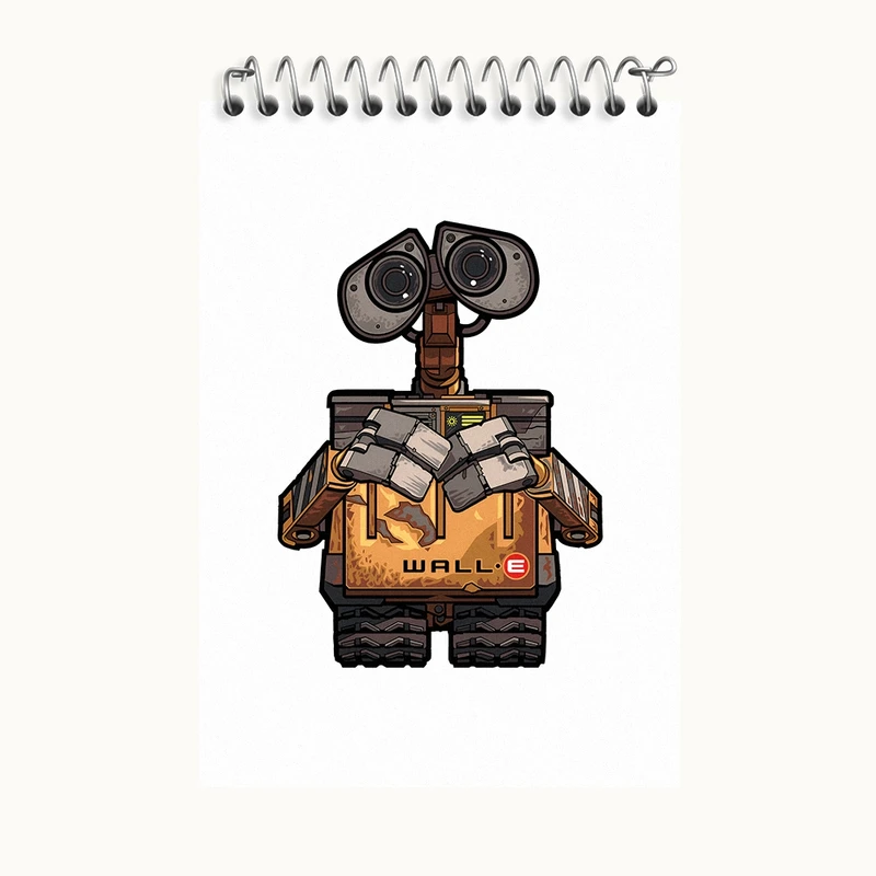 دفتر یادداشت 50 برگ خندالو طرح وال ای (wall-E) کد F3411