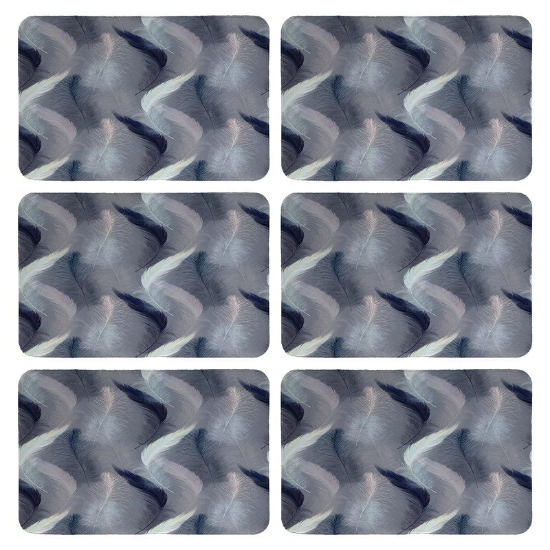 زیربشقابی طرح پر کد 9145 بسته 6 عددی 