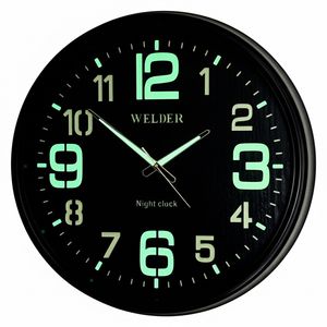 ساعت دیواری کوارتز ولدر مدل شب نما 633