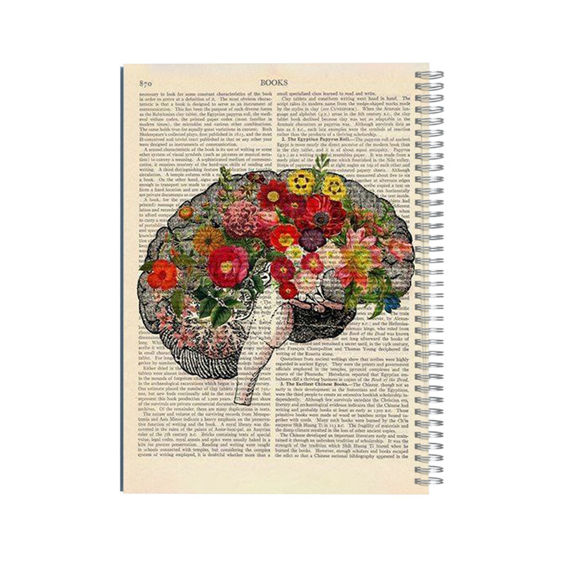 دفتر مشق 100 برگ مدل مغز طرح پزشکی