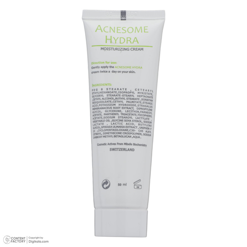 کرم مرطوبکننده فیس دوکس سری Acnesome مدل HYDRA حجم 50 میلیلیتر کرم مرطوبکننده فیس دوکس سری Acnesome مدل HYDRA حجم 50 میلیلیتر