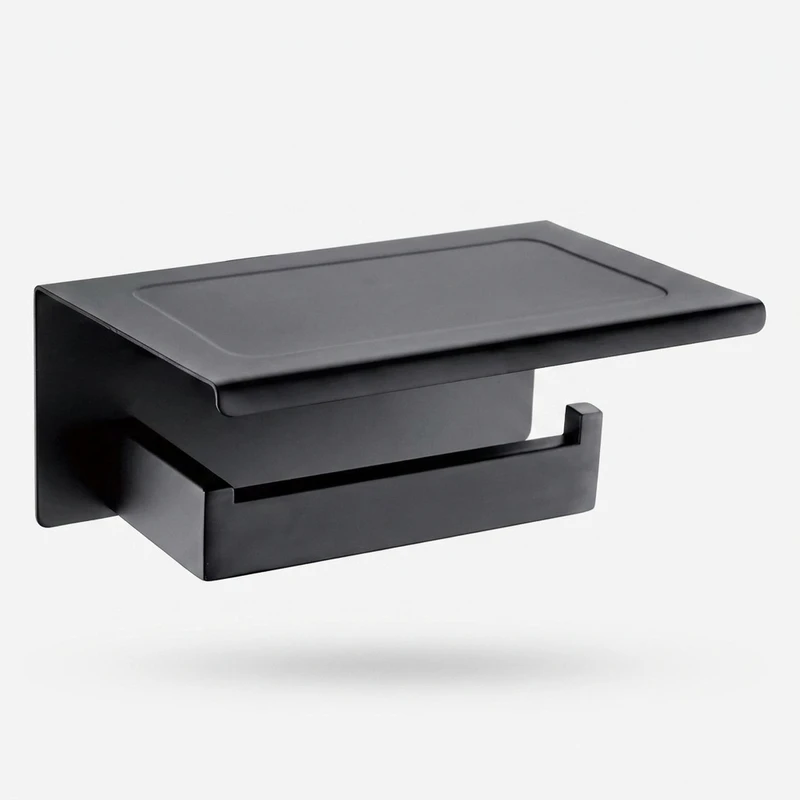 پایه رول دستمال کاغذی مدل صفحه دار استیل کد AK14