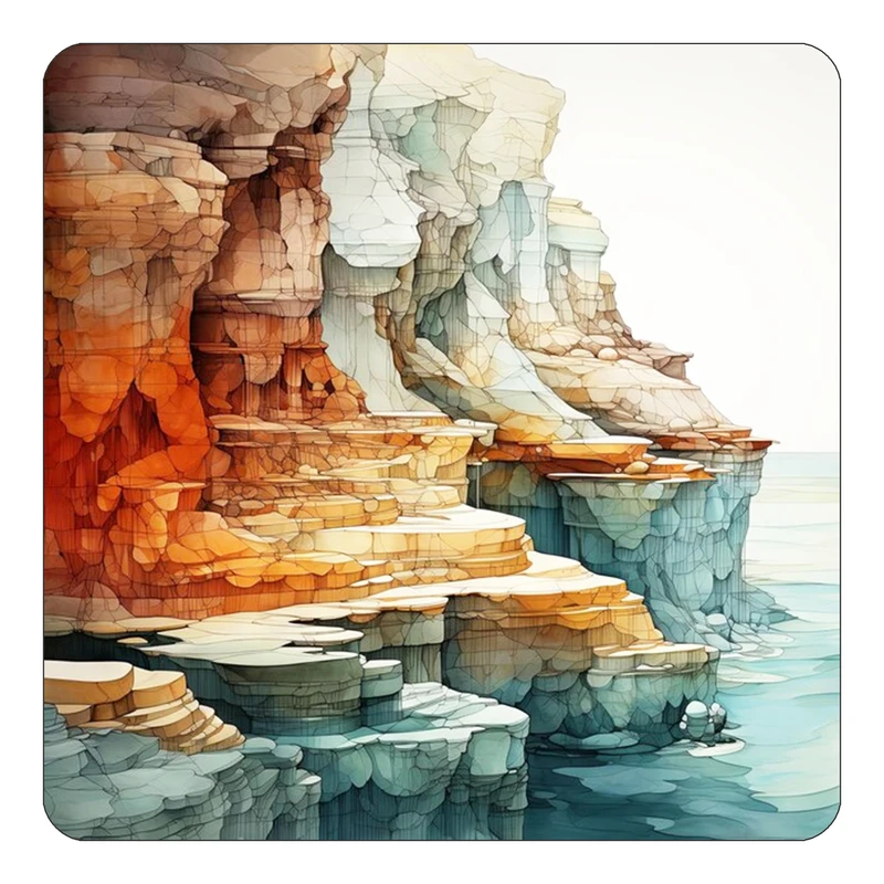 مگنت کاکتی طرح نقاشی رنگ روغن مدل mp73634