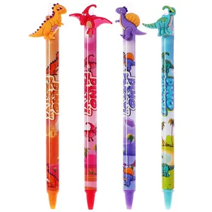 خودکار مدل پاک کن دار فانتزی طرح دایناسور بسته 4 عددی