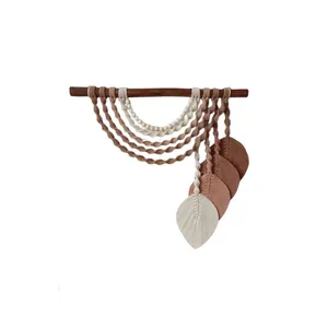 دیوارکوب بافتنی مدل مکرومه