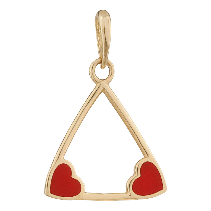 آویز گردنبند طلا 18 عیار زنانه مایا ماهک مدل MM2016 طرح قلب