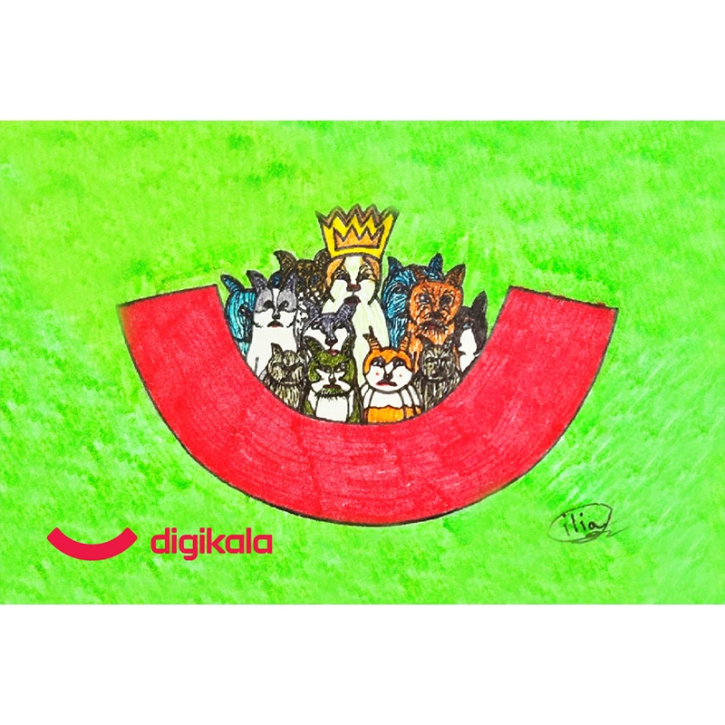 کارت هدیه الکترونیکی دیجی کالا طرح ایلیا کد 5