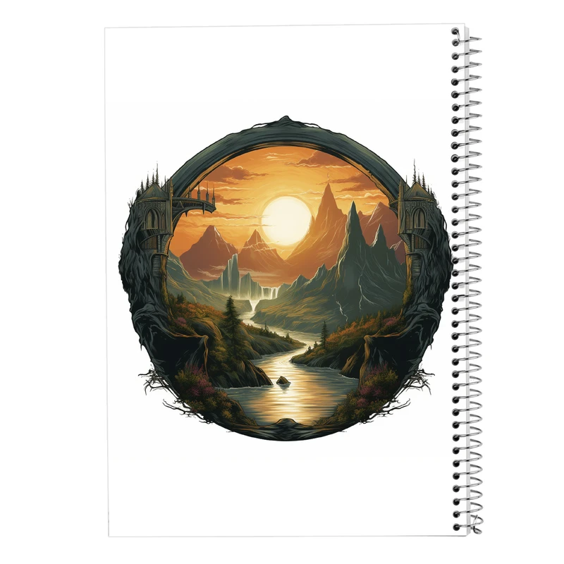 دفتر نت موسیقی 50 برگ مدوپد مدل The Lord of the Rings کد DF2989