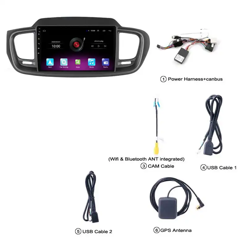 پخش کننده خودرو ووکس مدل SORENTOC100Pro