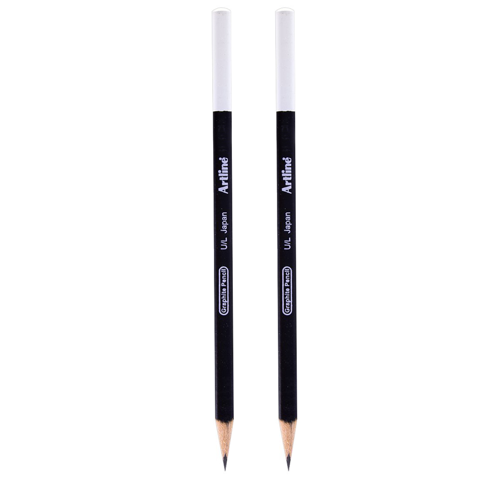 مداد طراحی آرت لاین مدل Graphite-B8 کد 147331 بسته 2 عددی