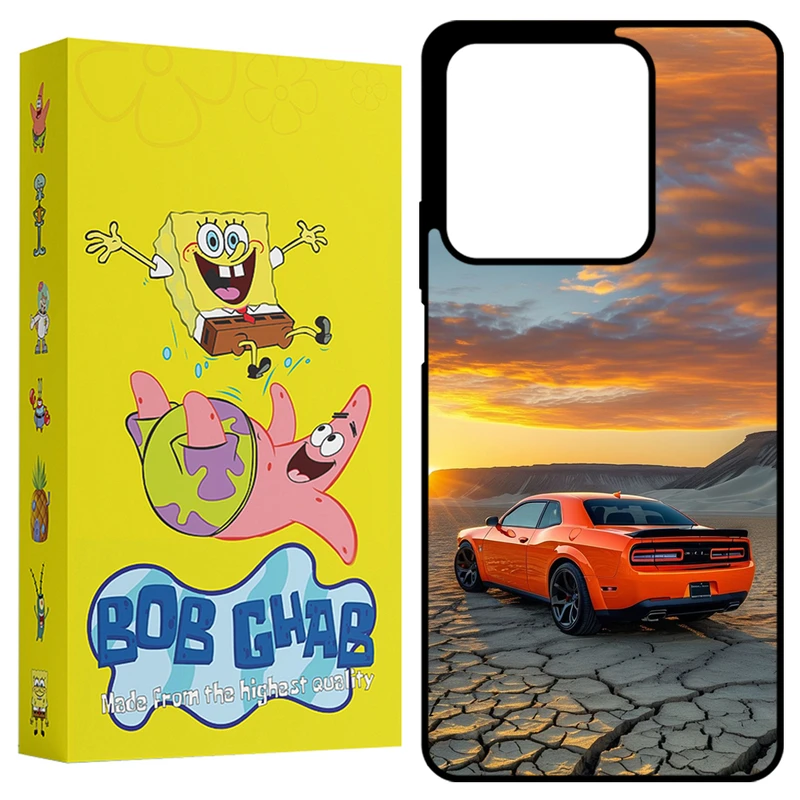 کاور باب قاب طرح ماشین مدل BCPN13 مناسب برای گوشی موبایل شیائومی Redmi Note 13 4G