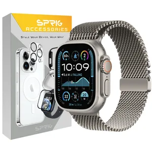 Sprig ORG Milanese Strap For Apple Watch Series SE2021/7/8/9 45mm