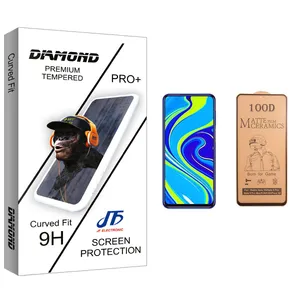 JF Diamond glass Ceramics Screen Protector For Xiaomi شیائومی Redmi Note 9s