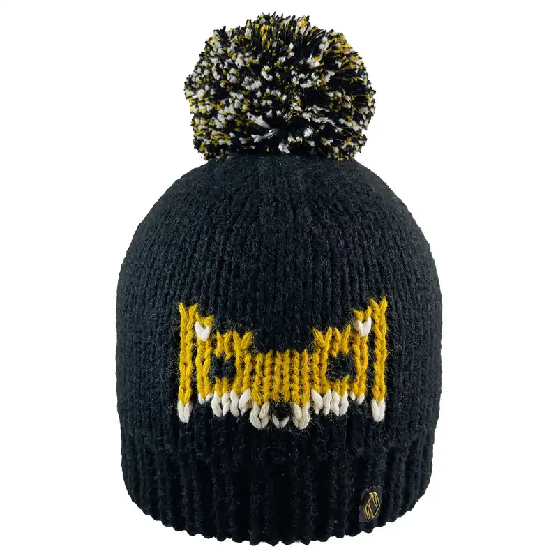 کلاه بافتنی بچگانه تارتن مدل 84021 رنگ مشکی