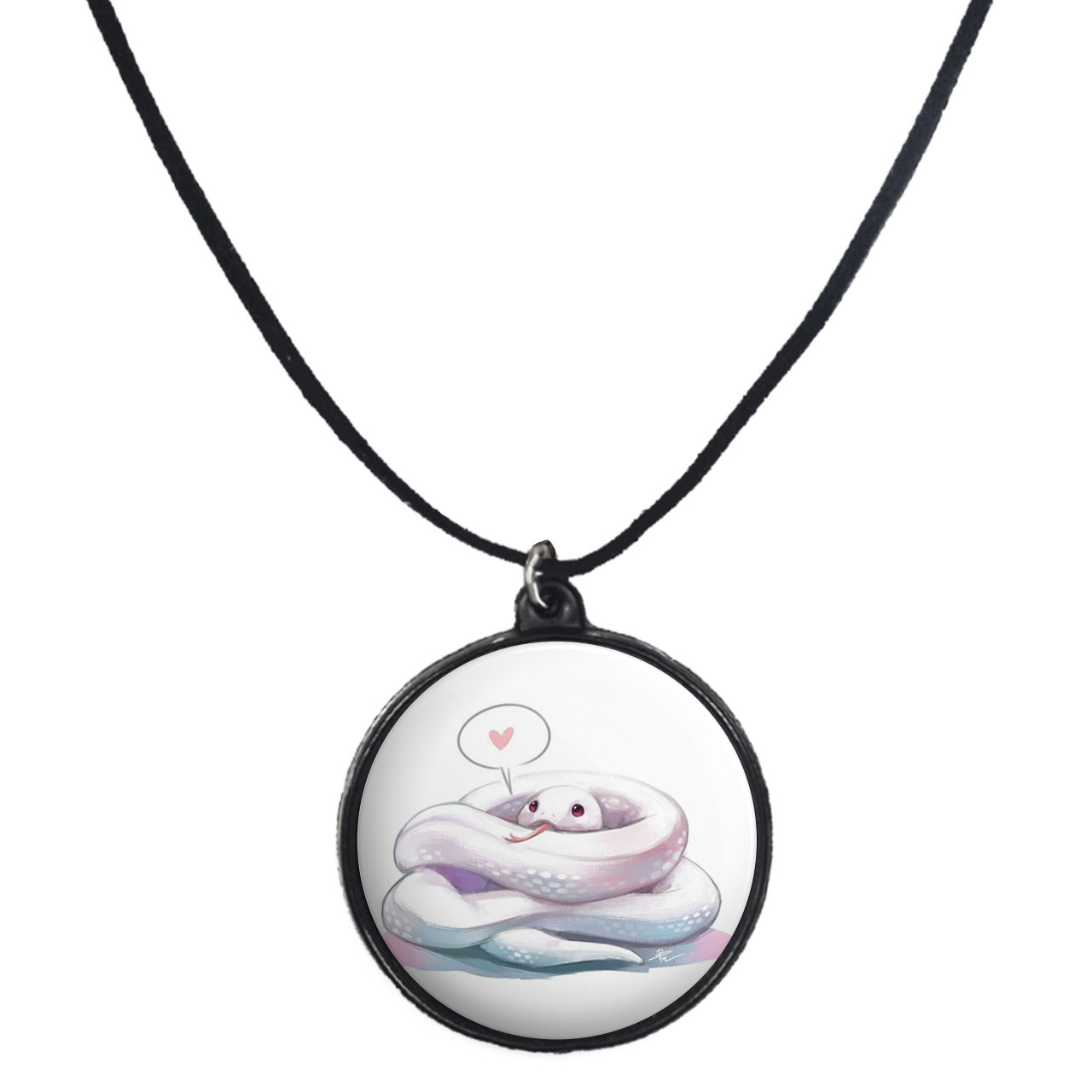 گردنبند پرمانه طرح حیوانات کیوت کد pmb.21422 مدل دو طرفه