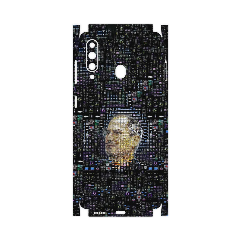 برچسب پوششی ماهوت مدل Collage of Steve Jobs 2-FullSkin مناسب برای گوشی موبایل سامسونگ Galaxy A60