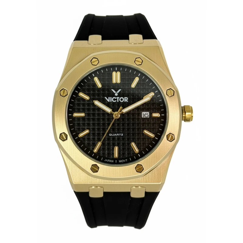 ساعت مچی عقربه‌ای کوارتز مردانه ویکتور مدل کلاسیک