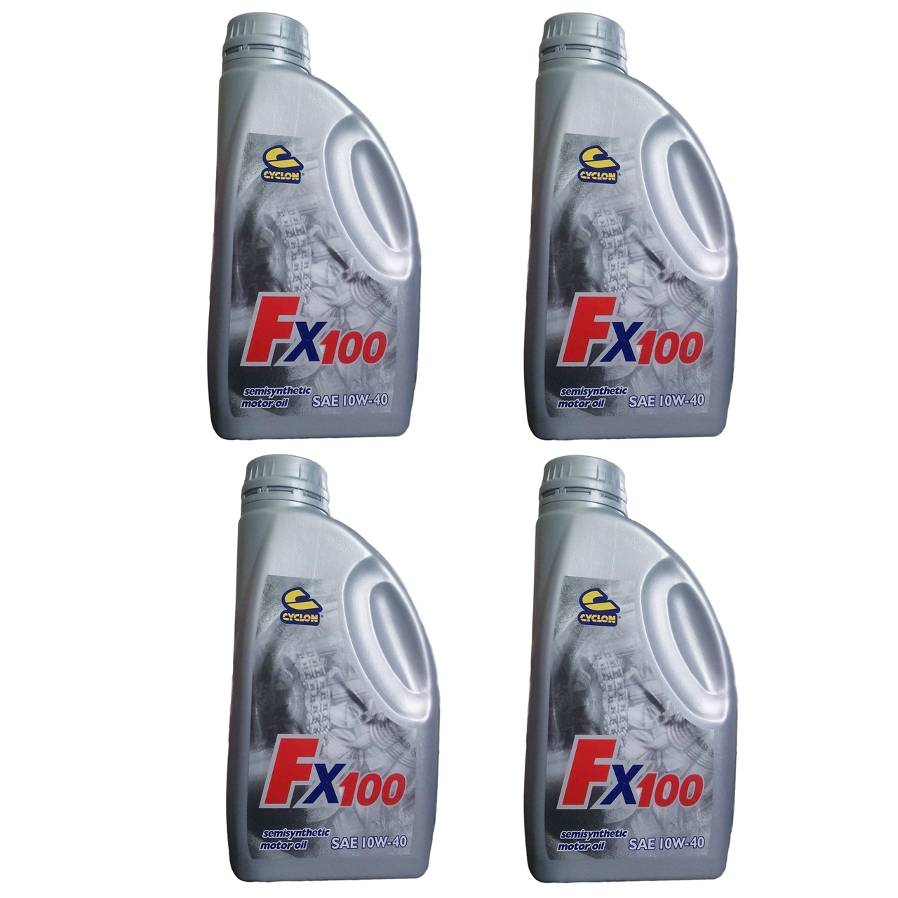  روغن موتور خودرو سایکلون مدل API SL/CF 10w40 حجم 1000 میلی لیتر مجموعه 4 عددی