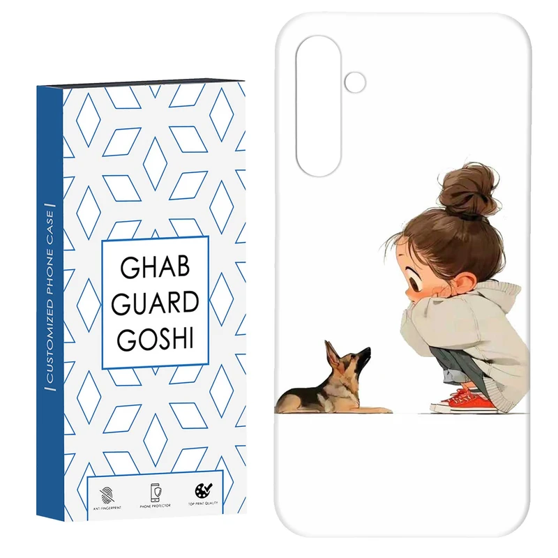 کاور قاب گارد گوشی طرح دخترانه کد Dimo-864 مناسب برای گوشی موبایل سامسونگ Galaxy S23 Fe