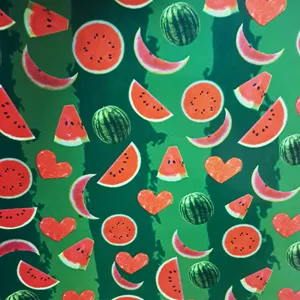 کاغذ کادو مدل هندوانه شب یلدا کد 575 بسته 3عددی 