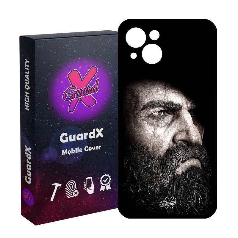 کاور گارد ایکس طرح God of War مدل Glass10100 مناسب برای گوشی موبایل اپل iPhone 13