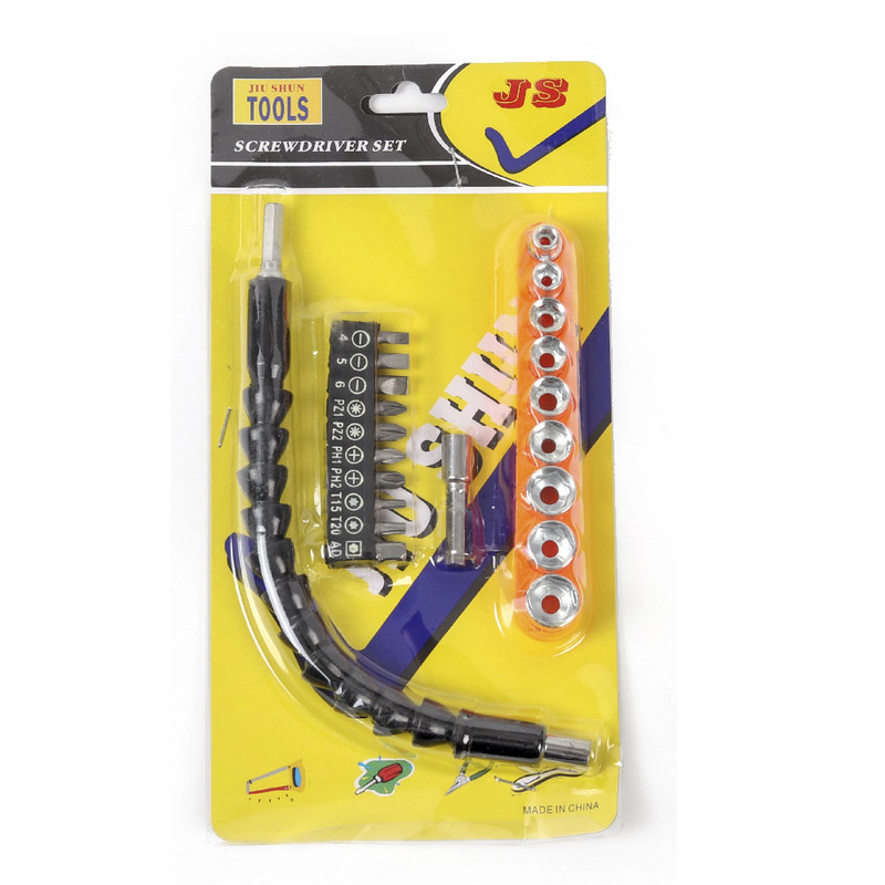 رابط سری پیچ گوشتی مدل JS بسته 21 عددی رابط سری پیچ گوشتی مدل JS بسته 21 عددی