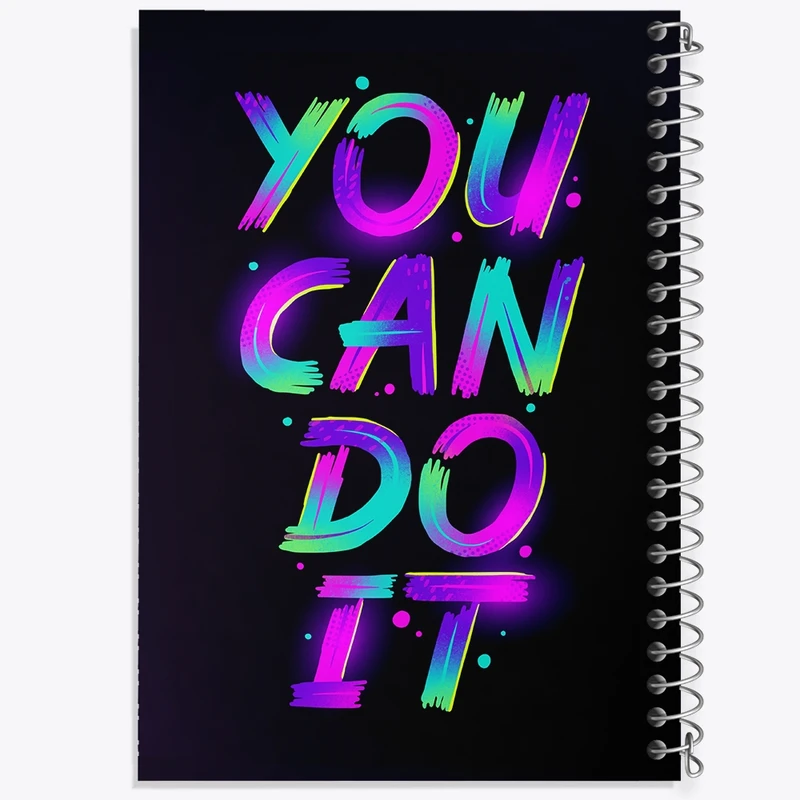 دفتر مشق 100 برگ خندالو طرح You Can Do It کد F1503