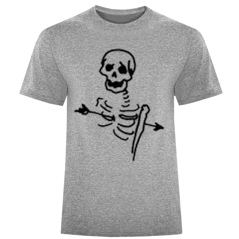 تیشرت آستین کوتاه مردانه مدل اسکلت A71