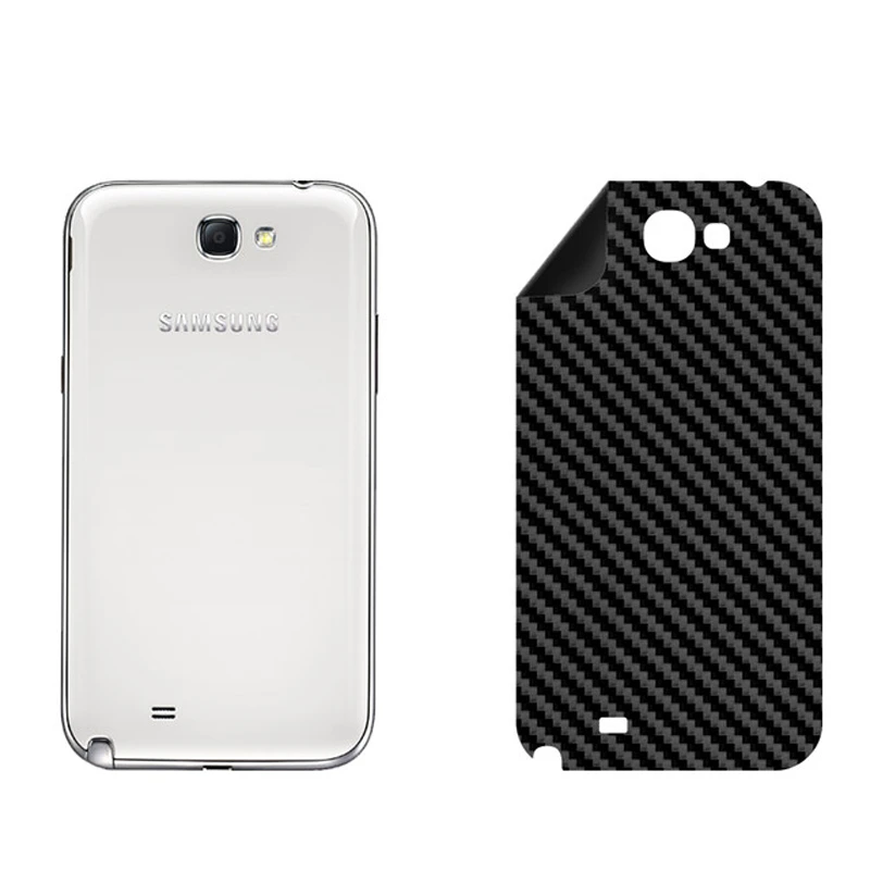 برچسب پوششی بستور مدل BT-Fiber طرح فیبر کربن مناسب برای گوشی موبایل سامسونگ Galaxy Note 2