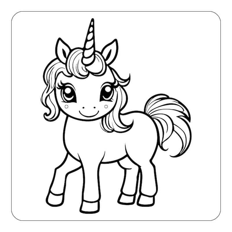 مگنت کاکتی طرح اسب تک شاخ و یونیکورن مدل mp31674