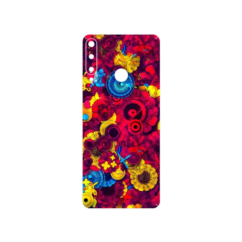 برچسب پوششی ماهوت مدل Vector Flower Garden Digital Art مناسب برای گوشی موبایل هوآوی Y6p