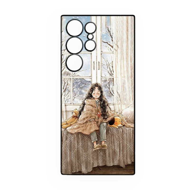 کاور طرح دخترانه کد 226 مناسب برای گوشی موبایل سامسونگ Galaxy S21 Ultra